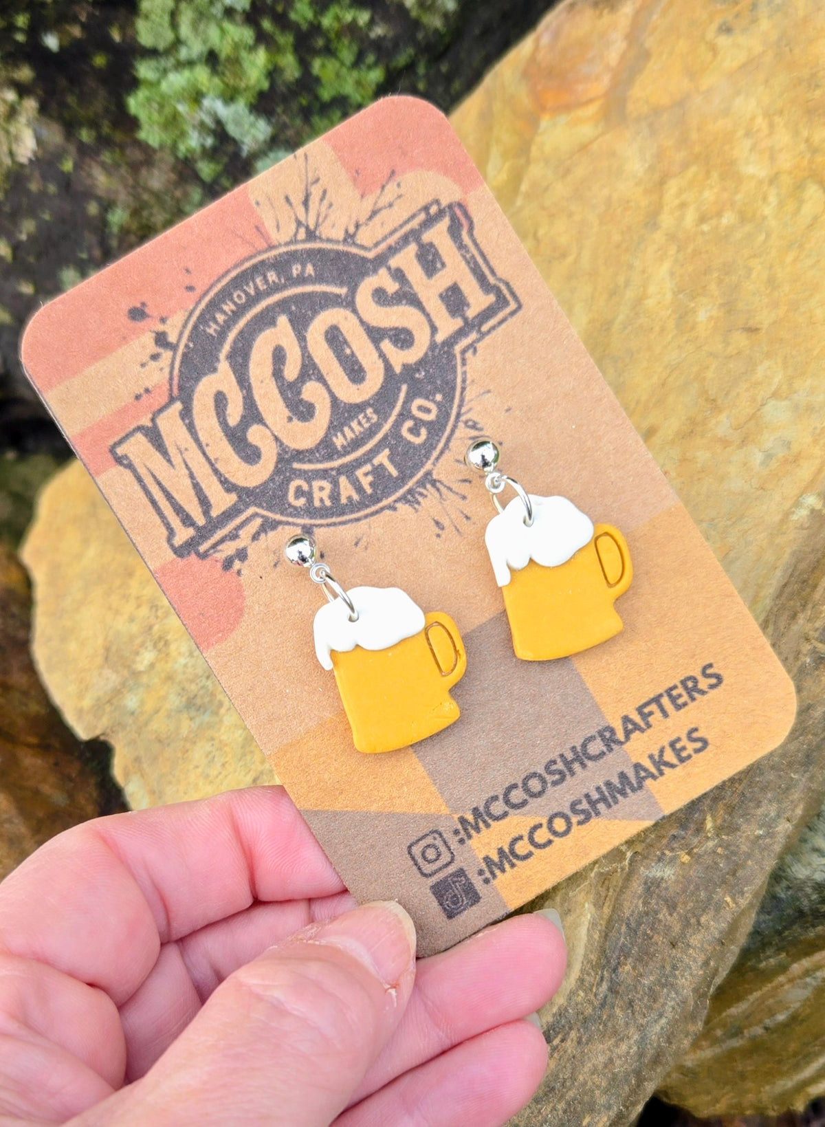 Mug of Beer Earrings
